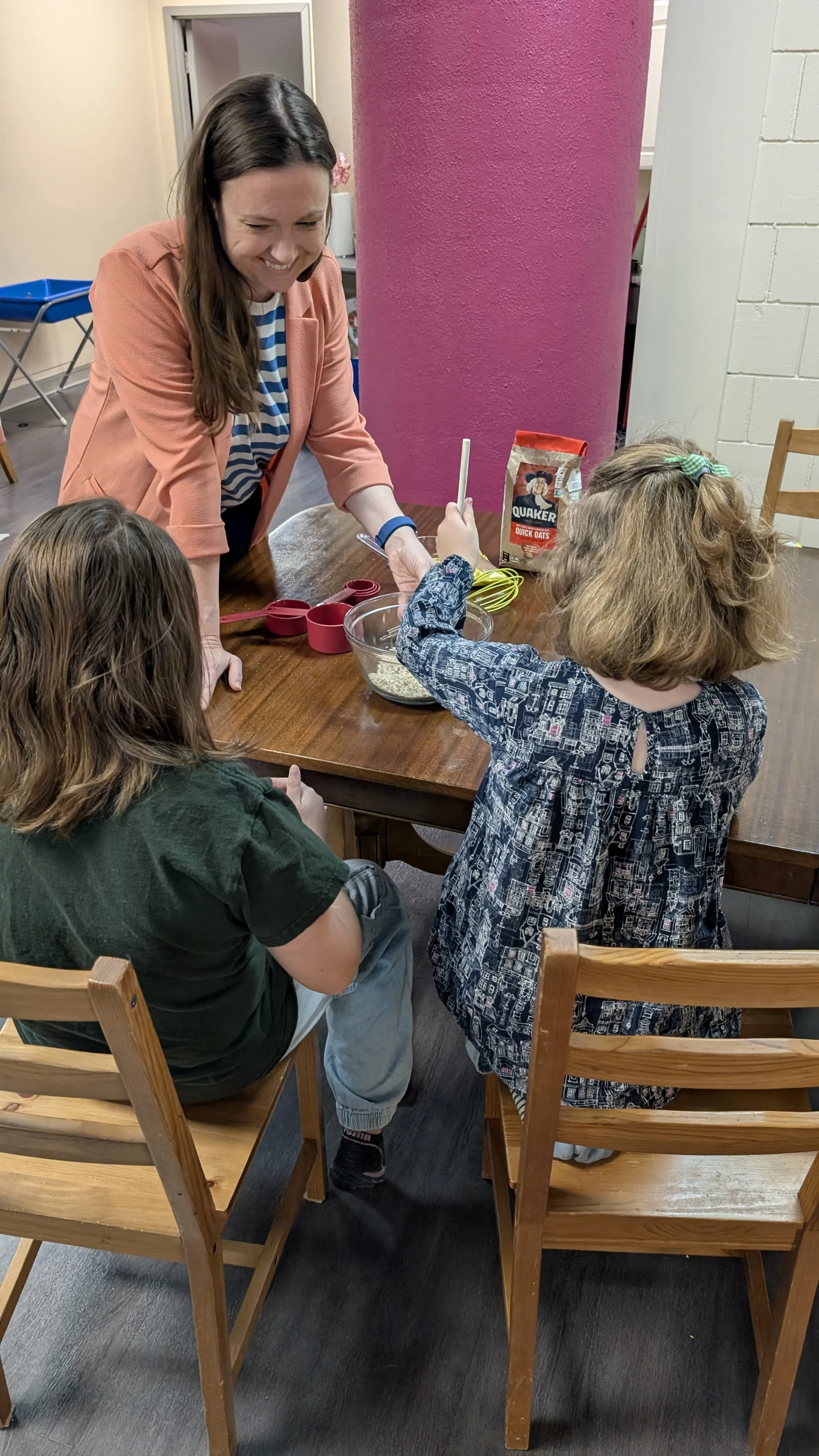Children participating in a Together OT snack group