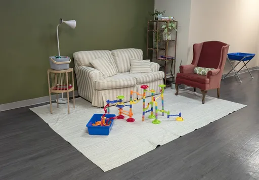 The Burrow's welcoming sofa and armchair