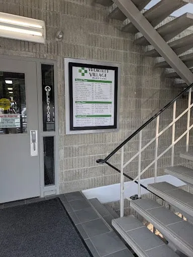 The south entrance and stairwell leading to the Burrow